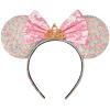 RAZKO Sequin Mouse Ears Headband, Rainbow Iridescent Mice ears Hairband for Women Girls Princess Hair Accessories (Rainbow Crown L) view 1