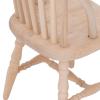 VGEBY Dollhouse Wooden Chair, 1:12 Scale Doll House Miniature Furniture Simple Design Modern Style 1 12 Scale Dollhouse Furniture view 2