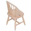 VGEBY Dollhouse Wooden Chair, 1:12 Scale Doll House Miniature Furniture Simple Design Modern Style 1 12 Scale Dollhouse Furniture view 4