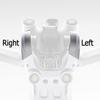 iMusk OEM Replacement Gimbal Axis Side Frame Shell Cover Repair Parts for DJI Mini 3 Pro Drone (Left Cover) view 2