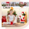 SdeNow Twerking Santa Claus,Booty Shaking Walking Circle Santa Claus Singing and Dancing Christmas Toys Xmas Electric Dolls for Kids-English Song view 2