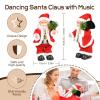 SdeNow Twerking Santa Claus,Booty Shaking Walking Circle Santa Claus Singing and Dancing Christmas Toys Xmas Electric Dolls for Kids-English Song view 4