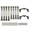 WPL B1 B-1 B14 B-14 B24 B-24 C14 C24 1/16 RC Car Spare Parts Upgrade Metal Pull Rod Steering Pull Rod Servo Rod Pull Rod Base ( Color : Blue ) view 4