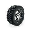 4PCS Aluminum Alloy Wheel Rims 52 * 26MM for HSP HPI Redcat Kyosho Sakura Tamiya TT02 MN86K 1/10 RC Drift On-Road Racing Car (Color : Black) view 3