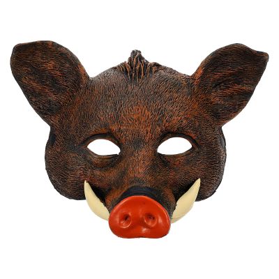 Halloween Pig Mask Horror Pig Head Mask Wild Boar for Cosplay Party Carnival Festival Masquerade Costume Party Cosplay Props