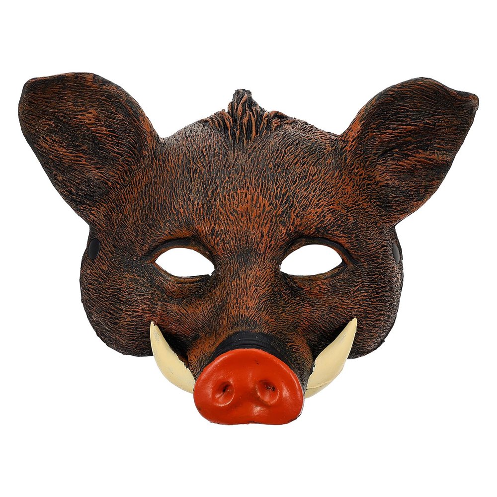 Halloween Pig Mask Horror Pig Head Mask Wild Boar for Cosplay Party Carnival Festival Masquerade Costume Party Cosplay Props