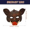Halloween Pig Mask Horror Pig Head Mask Wild Boar for Cosplay Party Carnival Festival Masquerade Costume Party Cosplay Props view 2