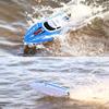 QAQQVQ RC Boat Remote Control Boat, 2.4Ghz RC Boats for Adults Kids with 35km/h Speed, Remote Control Boats for Pools and Lakes, Racing Toy RC Boats for Boys Girls view 3