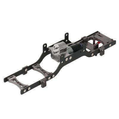 BAIJAC Metal RC Body Chassis Frame Kit Fits for WPL C14 C24 MN D90 99s Car Upgrade Truck Car Spare Parts Wheelbase Assemble Shell Frame (Color : Titanium for WPL)