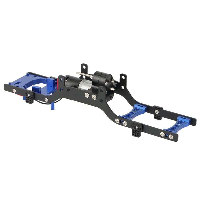 BAIJAC Metal RC Body Chassis Frame Kit Fits for WPL C14 C24 MN D90 99s Car Upgrade Truck Car Spare Parts Wheelbase Assemble Shell Frame (Color : Blue for MN)