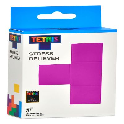 Fizz Creations for iscream Tetris Squishy Stress Ball - Purple Block