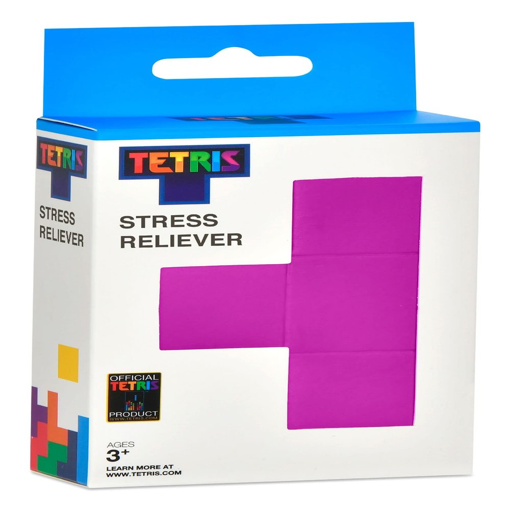 Fizz Creations for iscream Tetris Squishy Stress Ball - Purple Block
