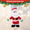 Gfilay Dancing Santa Claus, Walking and Singing Santa Toy with Funny Moves and Songs,12 Inch Animated and Stuffed Christmas Doll for Xmas Party and Gift view 4