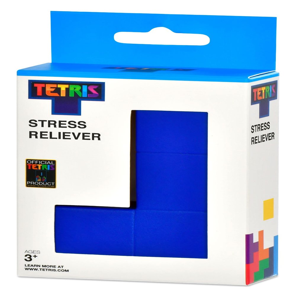 Fizz Creations for iscream Tetris Squishy Stress Ball - Blue Block