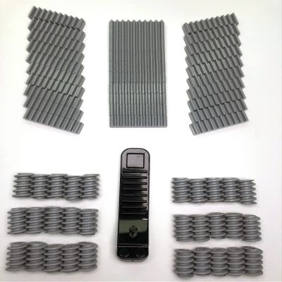 SEEMEY 60 pcs Technic Light Grey Worm and Rack Gear Set Screw Track Kit Part Piece Mindstorms NXT Robot Robotics Assortment Pack ev3 Motor