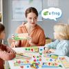 Atoylink Wooden Spell Learning Toys for 2 3 4 5 Year Old Kids Match Letter Spelling Game Board & Letters & Box, CVC Word Builder Toddler Educational Toy Kindergarten Preschool Learning Activities view 2