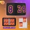Basketball Card Binder 4 Pocket, #8#24 Sports Trading Card Holder with 50 Sleeves Fits 400 Cards, Basketball Card Display Album Storage Case Collectors Book for Kids Gift (Black-Purple) view 3