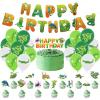 PHIAMOLY Reptile Birthday Party Decorations Kit Reptile Theme Balloons Cake Topper Banner Wild Jungle Safari Birthday Party Baby Shower view 1