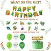 PHIAMOLY Reptile Birthday Party Decorations Kit Reptile Theme Balloons Cake Topper Banner Wild Jungle Safari Birthday Party Baby Shower view 3