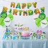 PHIAMOLY Reptile Birthday Party Decorations Kit Reptile Theme Balloons Cake Topper Banner Wild Jungle Safari Birthday Party Baby Shower view 4