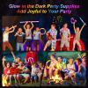 Glow Sticks Light Up Fidget Pop Tubes 18 Pack Glow in The Dark Party Supplies Toddler Sensory Toys, Glow Stick Party Pack Halloween Party Favors Goodie Bag Stuffers Christmas Return Gifts for Kids view 4