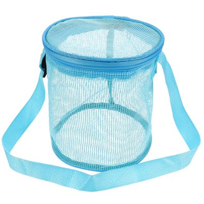 Vaguelly Mesh Beach Bag for Boys and Girls Beach Toys Toys Bag Funnel for Camping Swimming
