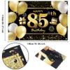 85th Happy Birthday Banner - Decorations for Men - Party Backdrop view 2
