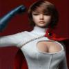 1/6 Scale Female Head Sculpt, Asian Girl Short Brown Hair Head Carved for 12'' Seamless Action Figure Body Doll Collection (A) view 2