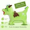 INPANY Bouncy Dinosaur Hopper Toy for Toddlers, Kids Inflatable Dragon Plush Bouncing Horse Hopper, Ride on Bounce Animal, Indoor Outdoor Birthday Gift for 2 3 4 Year Old Boy Girl view 3