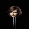 1/6 Scale Female Head Sculpt, Asian Girl Short Hair Head Carved for 12'' Seamless Action Figure Body Doll Collection (D) view 4