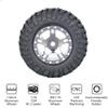 4PCS Metal Wheel Hub Rubber Tires for AXIAL SCX24 AXI00006 AXI90081 AXI00002 AXI00001 1/24 Mini RC Model Car Crawler (silver2) view 3