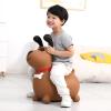 INPANY Bouncy Brown Dog Horse Hopper for Toddlers - Bouncing Horse Hopper, Ride on Animal Toys for Girls Boys, Inflatable Riding Gifts- (Include Pump) view 4