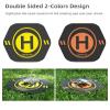 Universal Hexagonal Folding Apron Drone Landing Pad for Small Drones, Double Sided Waterproof Foldable Landing Mat Drone Accessories for DJI FPV/MAVIC AIR/AIR 2/MAVIC 2 PRO/MAVIC 2 ZOOM/FIMI (Yellow) view 2