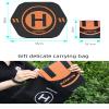 Universal Hexagonal Folding Apron Drone Landing Pad for Small Drones, Double Sided Waterproof Foldable Landing Mat Drone Accessories for DJI FPV/MAVIC AIR/AIR 2/MAVIC 2 PRO/MAVIC 2 ZOOM/FIMI (Yellow) view 4