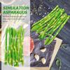CLISPEED 10pcs Fake Asparagus: Lifelike Artificial Asparagus Stalks for Home Decoration Realistic Green Simulation Asparagus Model Display Prop for Kitchen, Dining Room, Garden Decor view 3