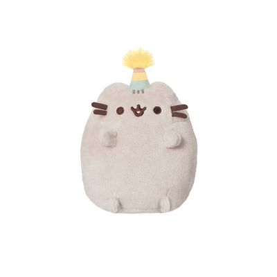 Aurora, 61518, Party Pusheen Small, Eco-Responsible Plush, Grey