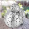Beufee Cute Piggy Bank for Boys, Soccer Piggy Bank Metal Soccer Coin Bank Sports Money Box Football Money Box Little Bear Coin Piggy Bank view 2