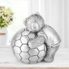Beufee Cute Piggy Bank for Boys, Soccer Piggy Bank Metal Soccer Coin Bank Sports Money Box Football Money Box Little Bear Coin Piggy Bank view 3