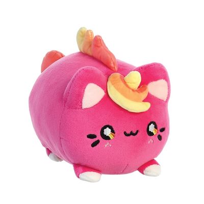 Aurora, 14288, Tasty Peach Berry Sunset Meowchi, 18 cm, Eco-Friendly Plschtier, Pink