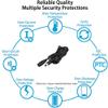 HISPD 6 Feet 1.8m Extension Power Cord for VTech MobiGo 2 Pink Girls Childrens Kids Touch Learning System Motion Games view 4