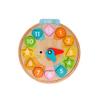 Petit Collage Multi-Language + Counting + Colors Wooden Learning Clock view 1