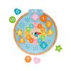 Petit Collage Multi-Language + Counting + Colors Wooden Learning Clock view 3