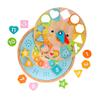 Petit Collage Multi-Language + Counting + Colors Wooden Learning Clock view 4