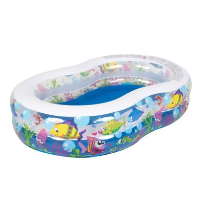 Inflatable Sea Life Kiddie Swimming Pool - 69"
