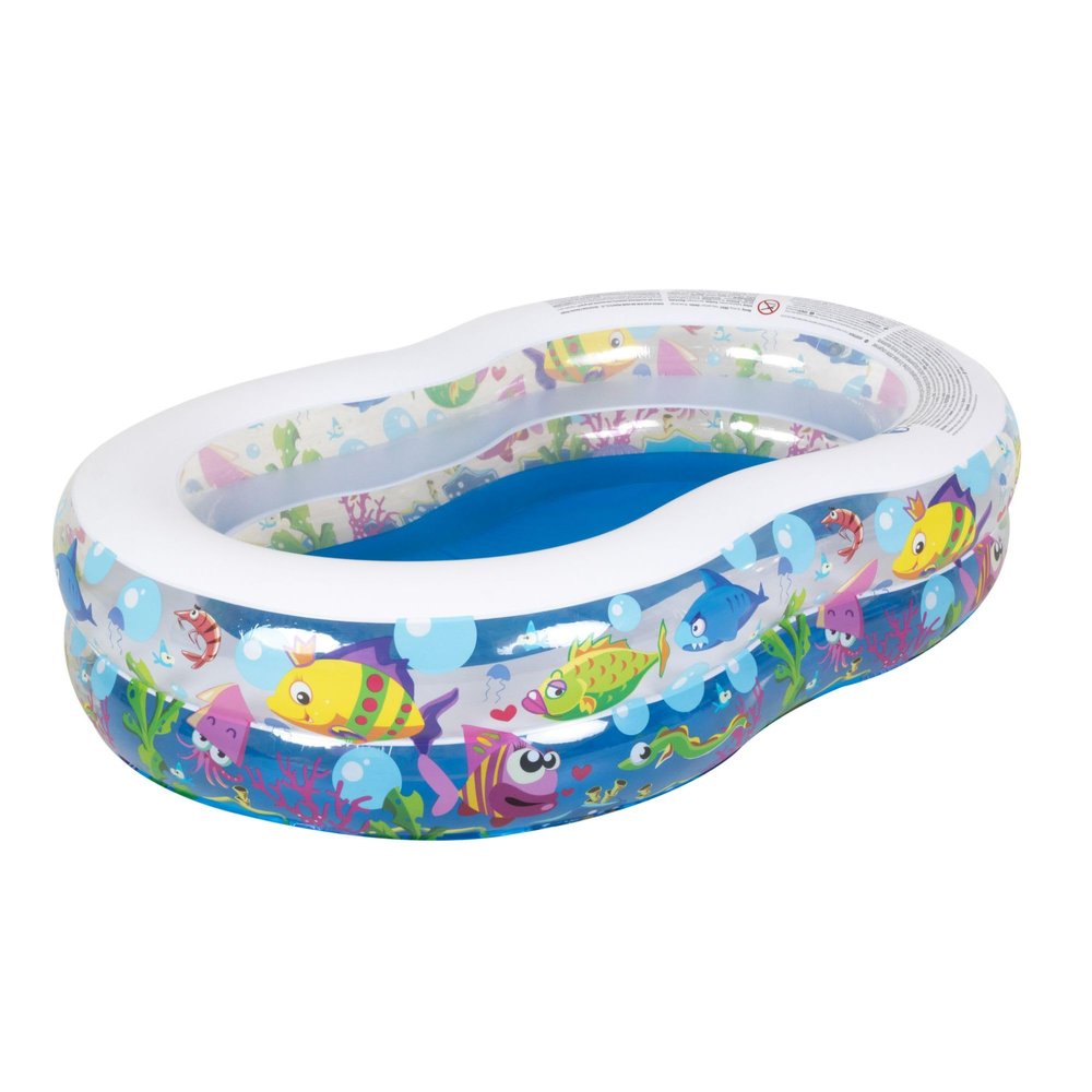 Inflatable Sea Life Kiddie Swimming Pool - 69"