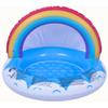 37" Inflatable Rainbow Canopy Baby Swimming Pool view 1