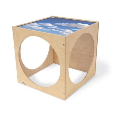 Whitney Brothers Toddler Acrylic Sky Top Play House Cube, Natural Uv