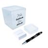 PUZZLED2020 Gratitude Bank with Meditation Music, Pen, 50 Grateful Cards. A Self-Care Gift for Peace of Mind, Positive Thinking, Memory and Mental Wellness in 1minute. (Frost) view 1