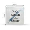 PUZZLED2020 Gratitude Bank with Meditation Music, Pen, 50 Grateful Cards. A Self-Care Gift for Peace of Mind, Positive Thinking, Memory and Mental Wellness in 1minute. (Frost) view 2