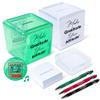 PUZZLED2020 Gratitude Bank with Meditation Music, Pen, 50 Grateful Cards. A Self-Care Gift for Peace of Mind, Positive Thinking, Memory and Mental Wellness in 1minute. (Frost) view 4